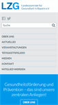 Mobile Screenshot of lzg-bayern.de
